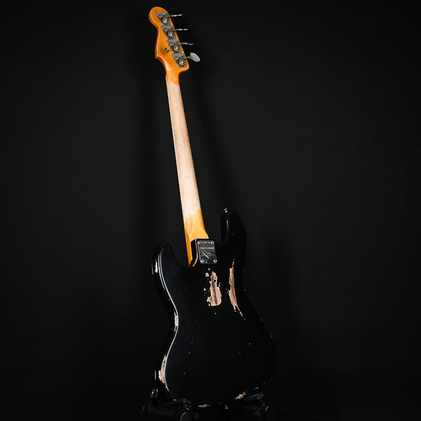 Fender Custom Shop Limited Edition Custom Jazz Bass Heavy Relic- Aged Black 2024 (CZ580245)