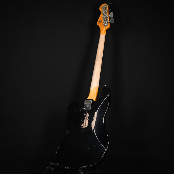 Fender Custom Shop Limited Edition Custom Jazz Bass Heavy Relic- Aged Black 2024 (CZ580245)