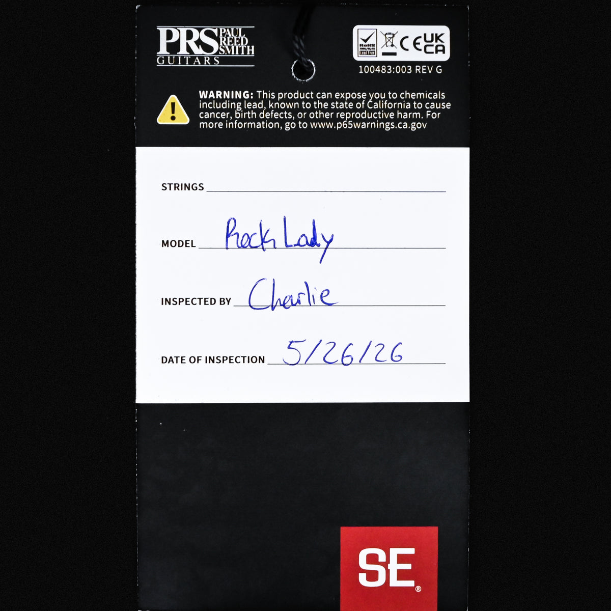 PRS SE Rock Lady Limited Edition- Pearl Pink/ Natural Back 2026 (CTII009080)