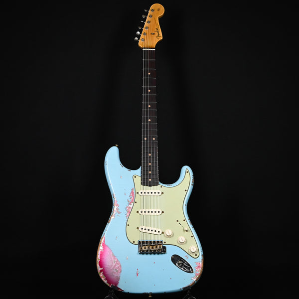 Fender Custom Shop 1962 Stratocaster w/ Josefina Handwound Pickups Heavy Relic- Daphne Blue/ Pink Paisley 2024 (R141779)