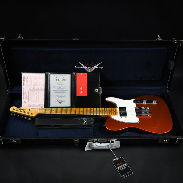 2024 Fender Custom Shop Postmodern Tele Journeyman Relic Maple Fingerboard Faded Aged Candy Tangerine 2024 (XN15133)