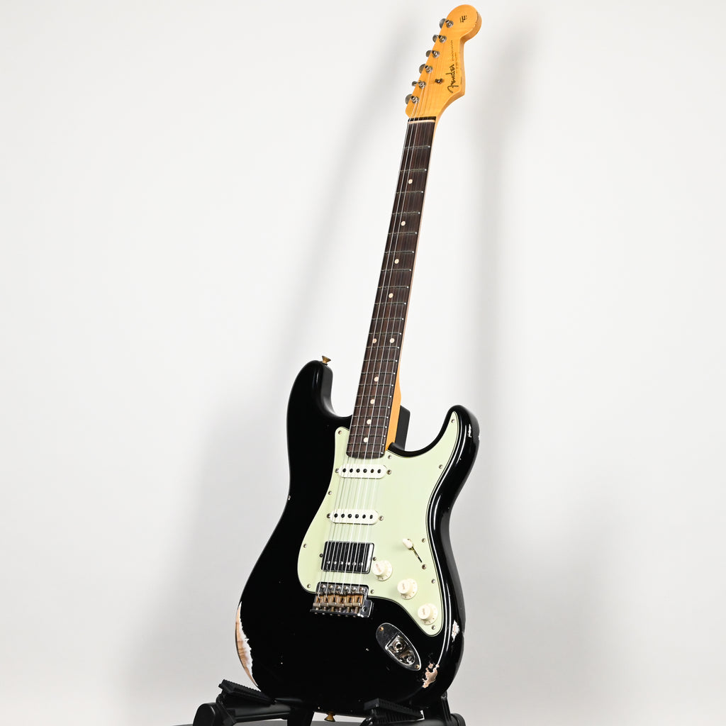 Fender Custom Shop '62 Stratocaster HSS w/ Ash Body, Relic- Black 2026 (R150515)
