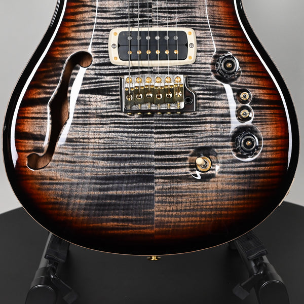 PRS 40th Anniversary Custom 24-08 Semi-Hollow Limited Edition- Charcoal Tri-Color Burst 2025 (0400173)