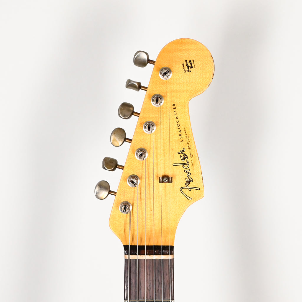 Fender Custom Shop '62 Stratocaster HSS w/ Ash Body, Relic- Black 2026 (R150515)