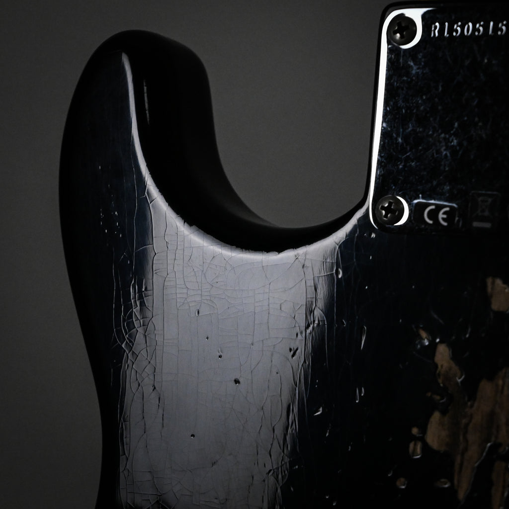 Fender Custom Shop '62 Stratocaster HSS w/ Ash Body, Relic- Black 2026 (R150515)