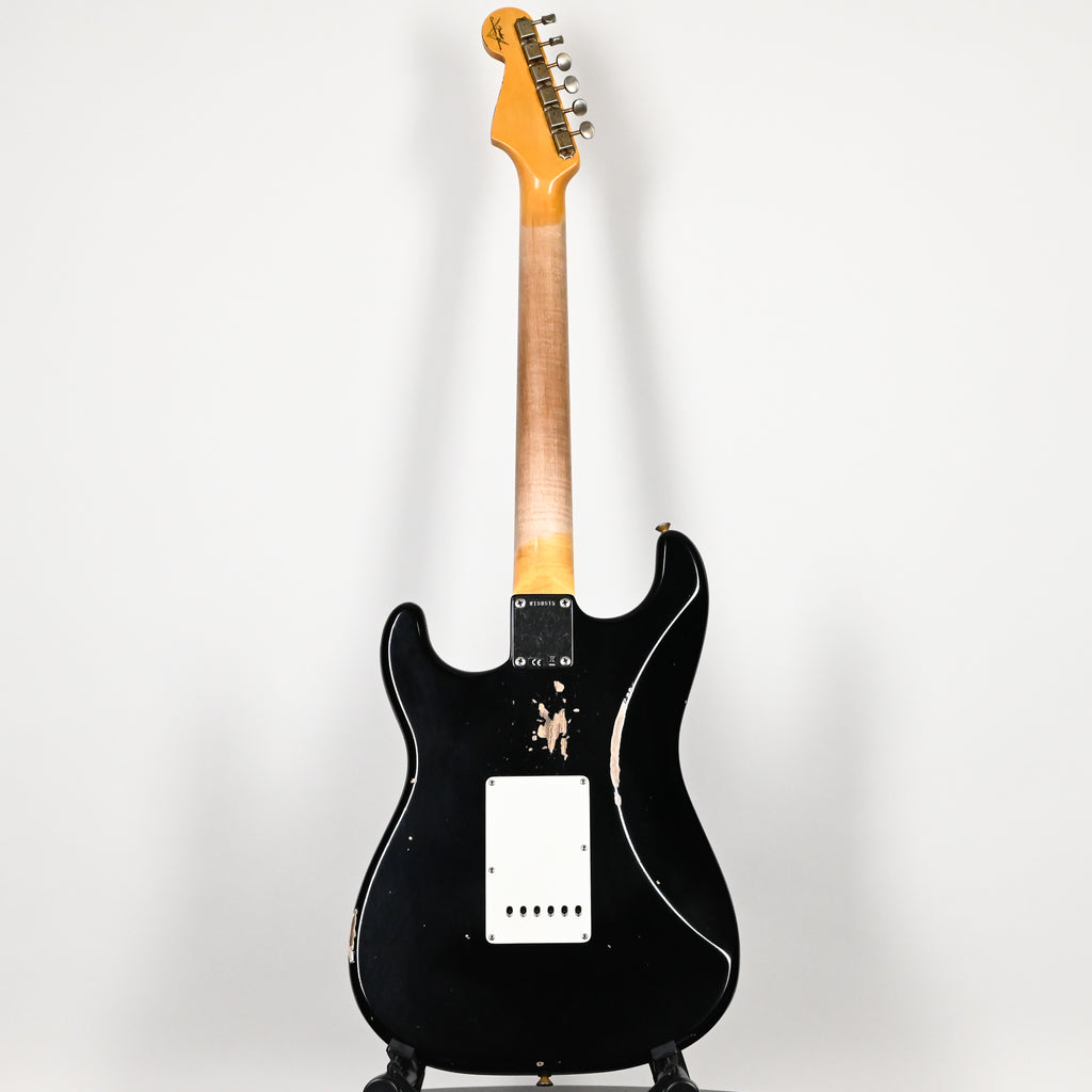 Fender Custom Shop '62 Stratocaster HSS w/ Ash Body, Relic- Black 2026 (R150515)