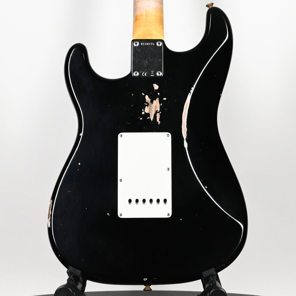 Fender Custom Shop '62 Stratocaster HSS w/ Ash Body, Relic- Black 2026 (R150515)