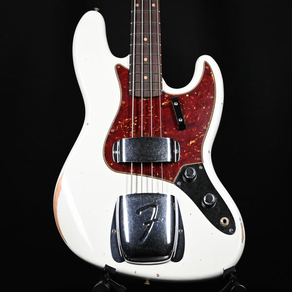 Fender Custom Shop Limited Edition '60 Jazz Bass Relic- Aged Olympic White 2024 (CZ581196)