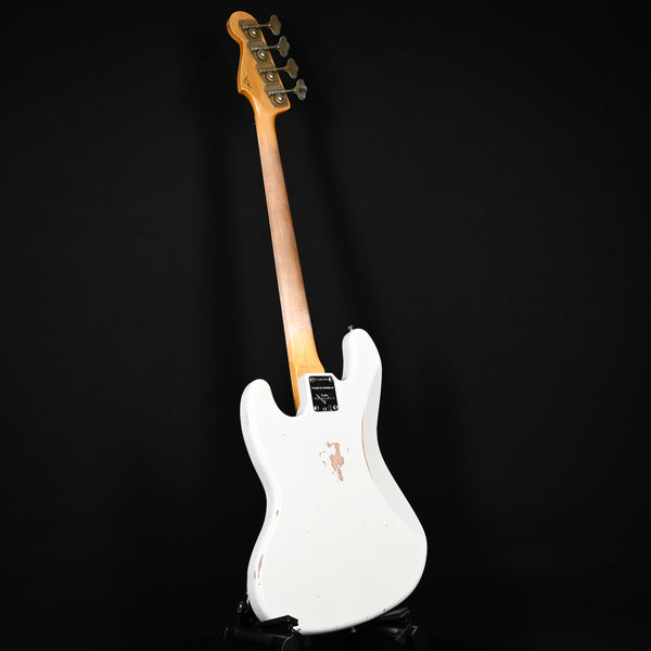 Fender Custom Shop Limited Edition '60 Jazz Bass Relic- Aged Olympic White 2024 (CZ581196)