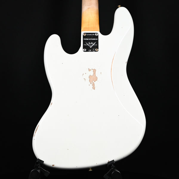 Fender Custom Shop Limited Edition '60 Jazz Bass Relic- Aged Olympic White 2024 (CZ581196)