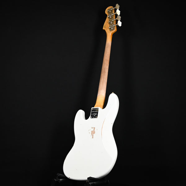 Fender Custom Shop Limited Edition '60 Jazz Bass Relic- Aged Olympic White 2024 (CZ581196)