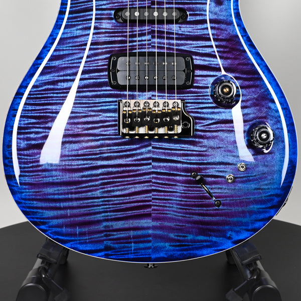 PRS Modern Eagle V Wood Library w/ 10-Top & Brazilian Rosewood Fingerboard Electric Guitar- Violet Blue Burst 2025 (0416653)