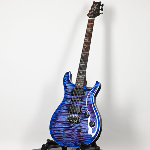 PRS Modern Eagle V Wood Library w/ 10-Top & Brazilian Rosewood Fingerboard Electric Guitar- Violet Blue Burst 2025 (0416653)