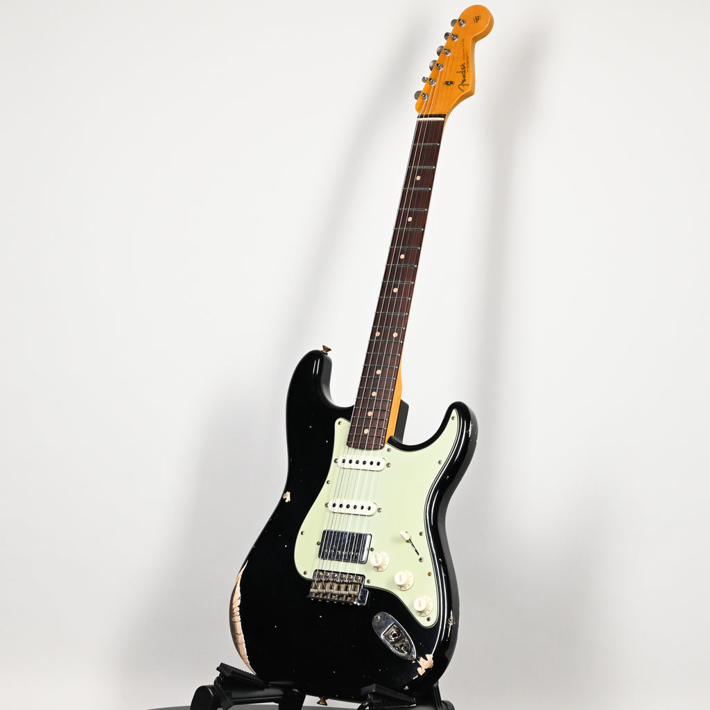 Fender Custom Shop '62 Stratocaster HSS w/ Ash Body, Relic- Black 2026 (R152288)