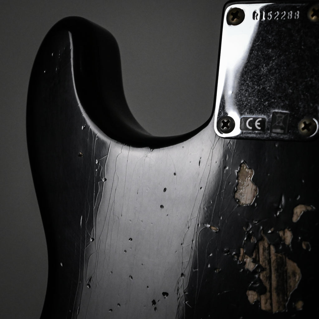 Fender Custom Shop '62 Stratocaster HSS w/ Ash Body, Relic- Black 2026 (R152288)