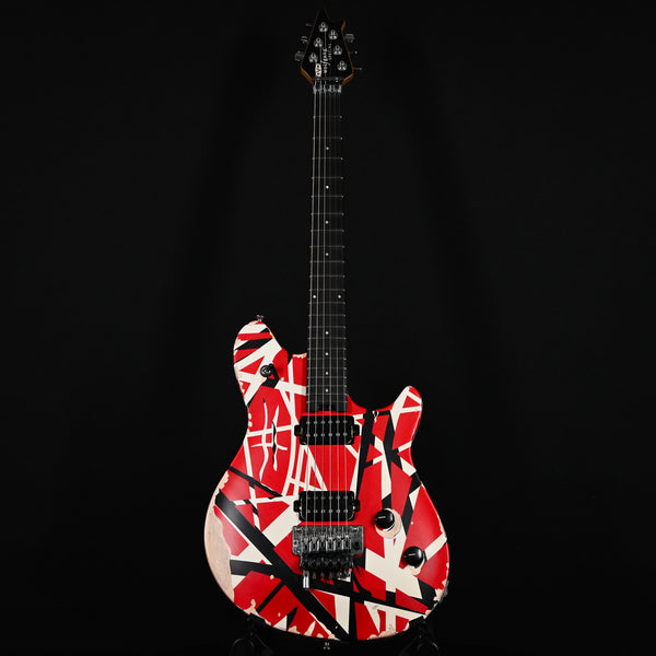 EVH Limited Wolfgang Special Striped Series Aged Electric Guitar- Red w/ Black and White Stripes 2025 (WGM250964)