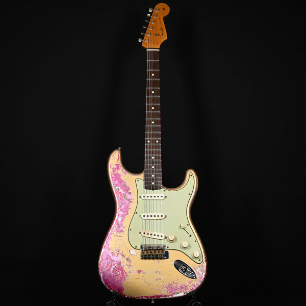 Fender Custom Shop Masterbuild Dennis Galuszka 62' Stratocaster w/ Brazilian Rosewood & Josefina Handwound Pickups, Super Heavy Relic- Aztec Gold/ Pink Paisley 2025 (R140222)