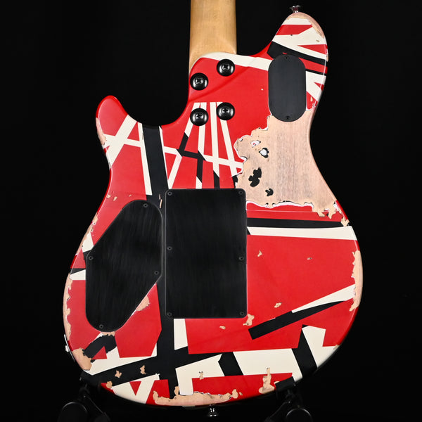 EVH Limited Wolfgang Special Striped Series Aged Electric Guitar- Red w/ Black and White Stripes 2025 (WGM250964)