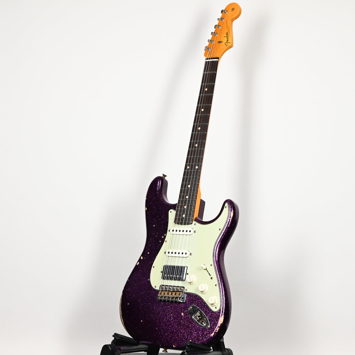 Fender Custom Shop '62 Stratocaster HSS w/ Alder Body, Relic- Aged Magenta Sparkle 2026 (R152397)