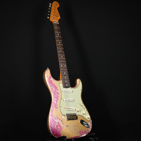 Fender Custom Shop Masterbuild Dennis Galuszka 62' Stratocaster w/ Brazilian Rosewood & Josefina Handwound Pickups, Super Heavy Relic- Aztec Gold/ Pink Paisley 2025 (R140222)