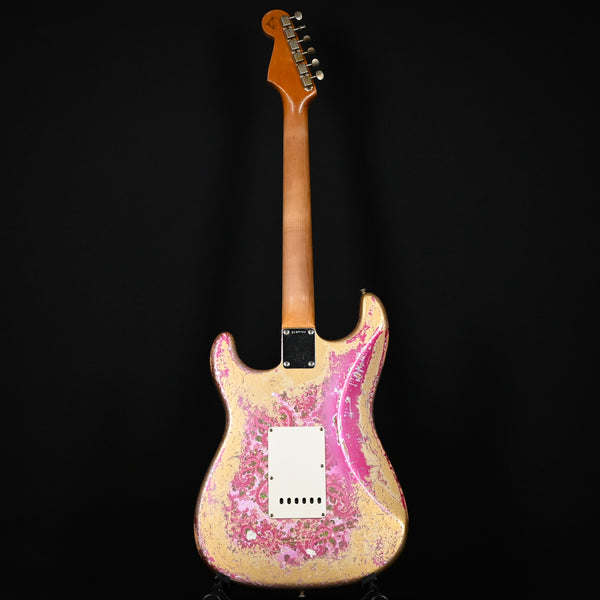 Fender Custom Shop Masterbuild Dennis Galuszka 62' Stratocaster w/ Brazilian Rosewood & Josefina Handwound Pickups, Super Heavy Relic- Aztec Gold/ Pink Paisley 2025 (R140222)