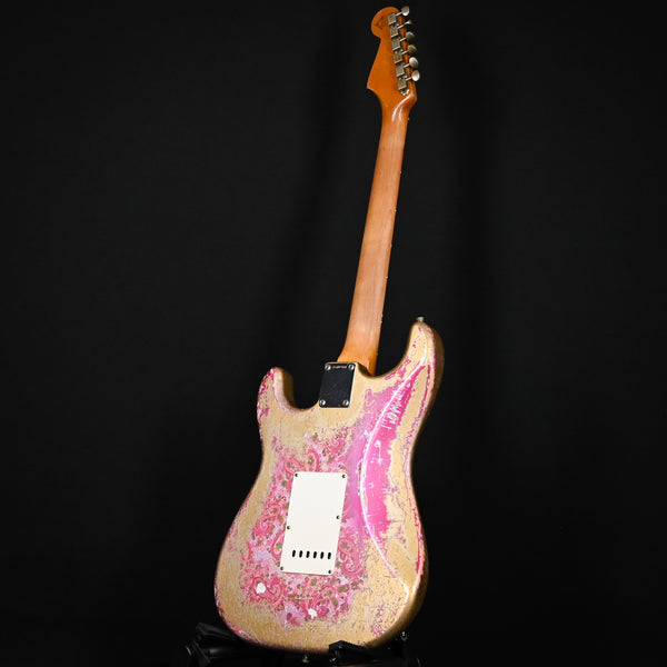 Fender Custom Shop Masterbuild Dennis Galuszka 62' Stratocaster w/ Brazilian Rosewood & Josefina Handwound Pickups, Super Heavy Relic- Aztec Gold/ Pink Paisley 2025 (R140222)