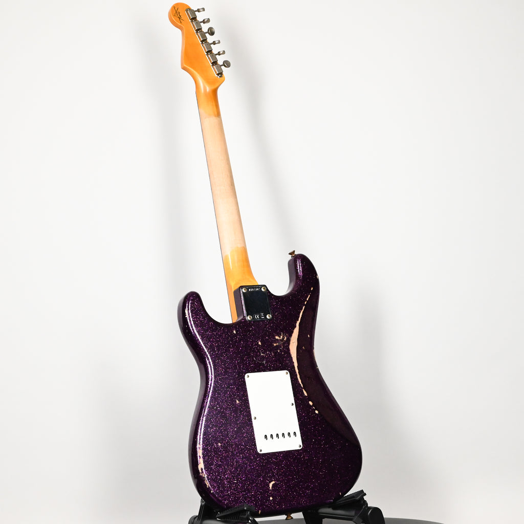 Fender Custom Shop '62 Stratocaster HSS w/ Alder Body, Relic- Aged Magenta Sparkle 2026 (R152397)