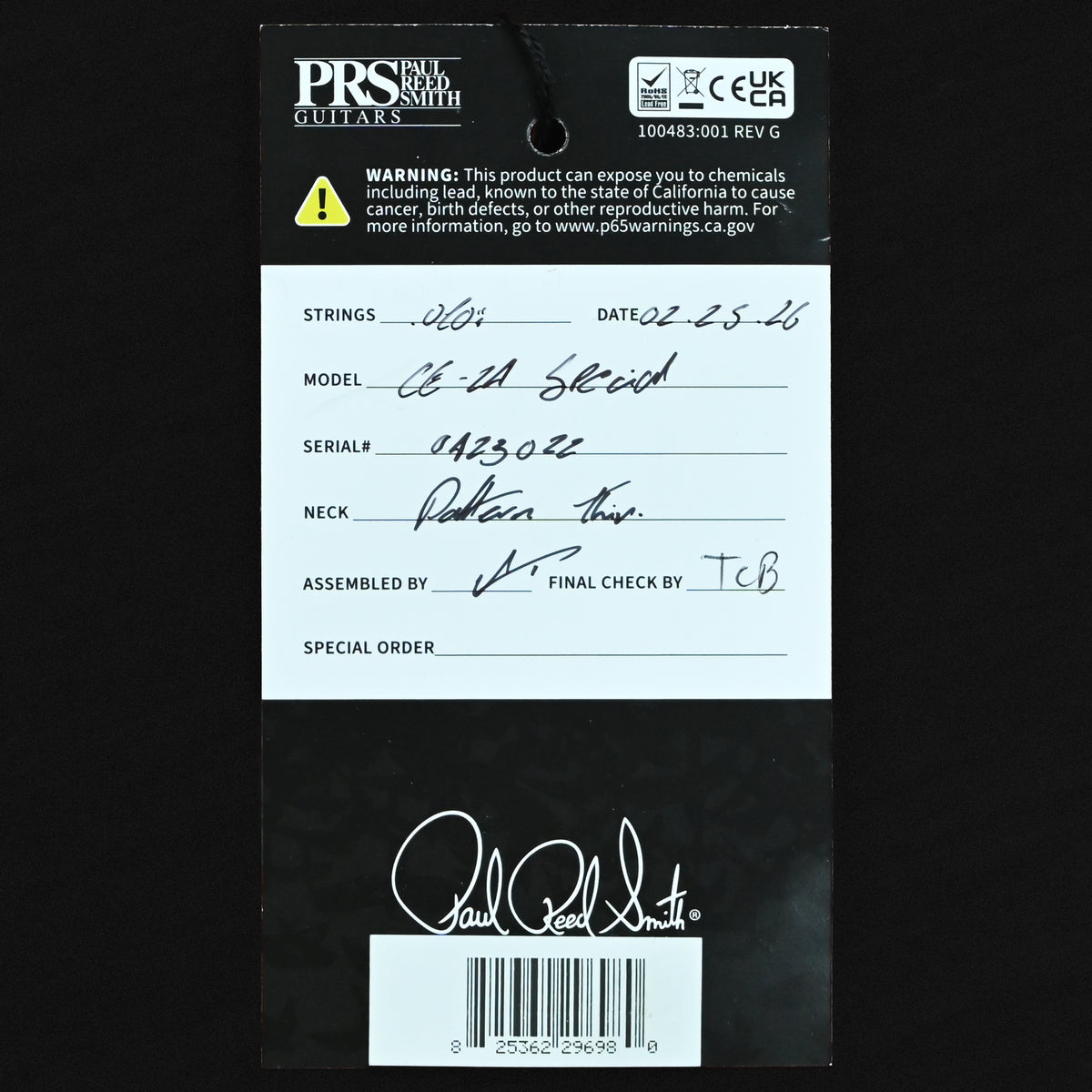 PRS CE 24 Special Electric Guitar- Faded Blue Smokeburst 2026 (0423022)