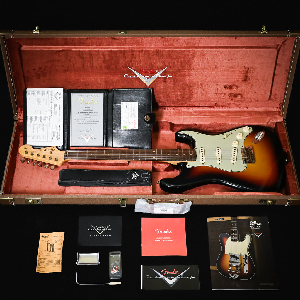 Fender Custom Shop 1960 Stratocaster Journeyman- Bleached 3 Tone Sunburst 2026 (CZ590950)