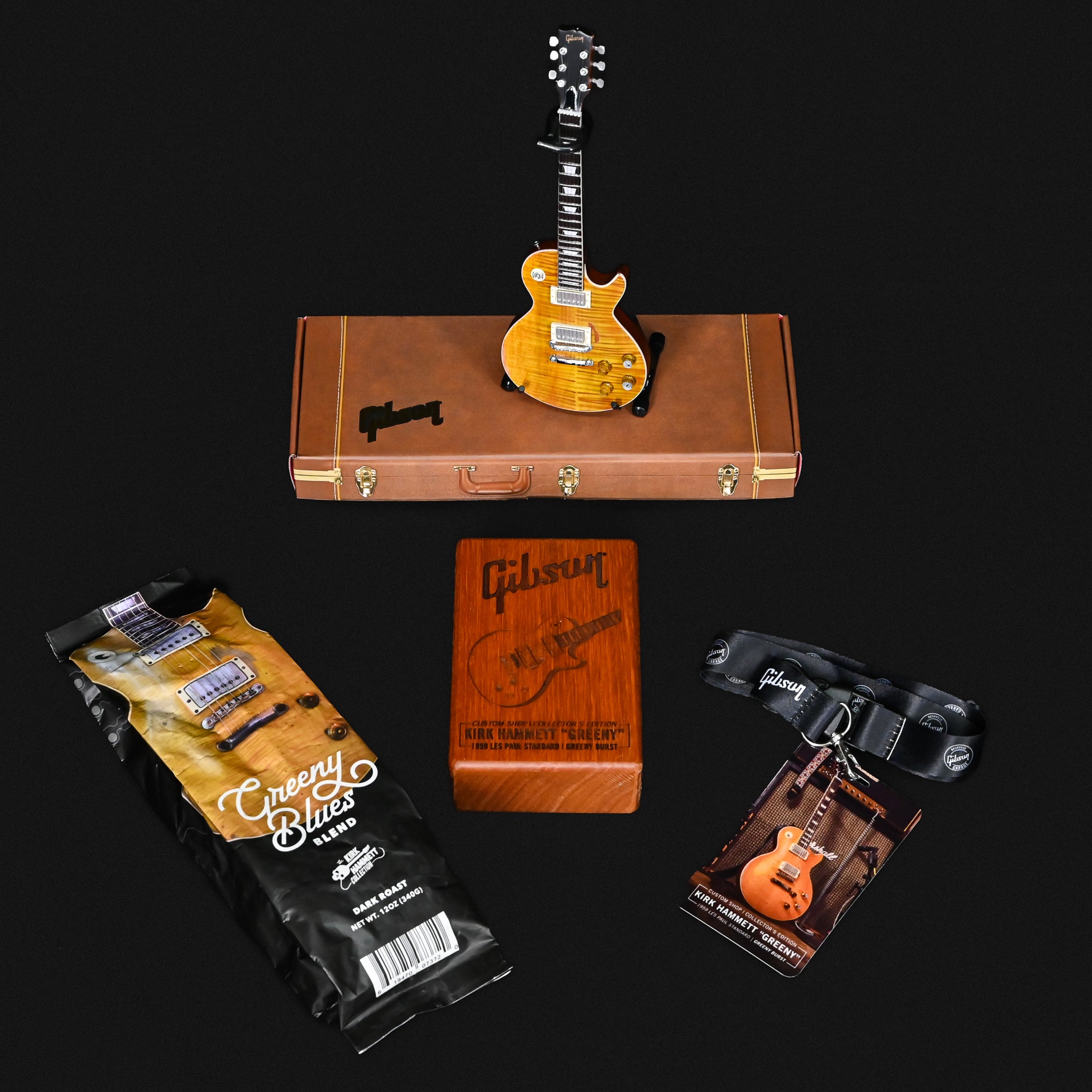 Gibson Kirk Hammett "Greeny" Collector's Edition Brazilian 1959 Les Paul Standard Reissue Sunburst Murphy Lab Limited to 50 Worldwide