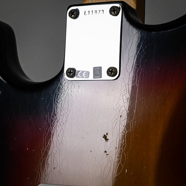 Fender Custom Shop Limited Edition 64 L-Series Stratocaster Journeyman- Aged Target 3-Tone Sunburst 2026 (L11873)