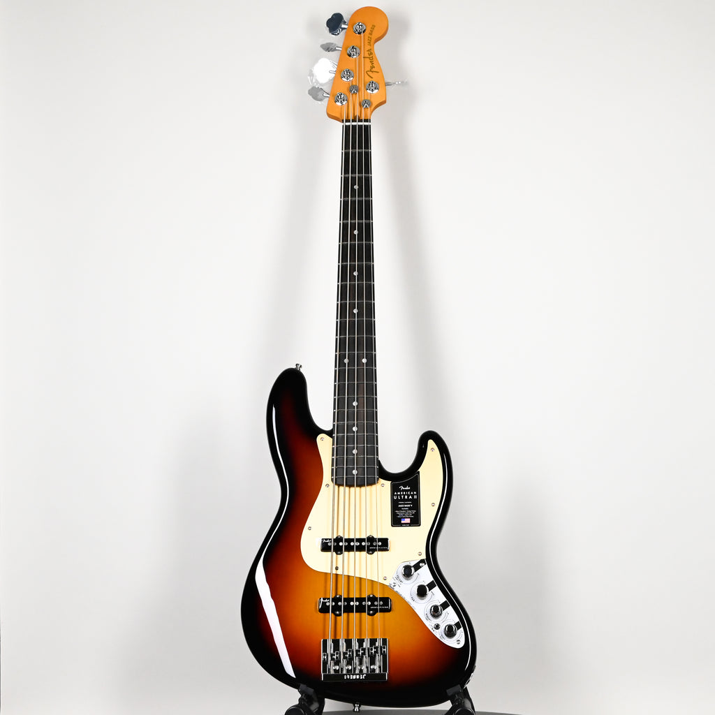 Fender American Ultra II Jazz Bass V w/ Ebony Fingerboard- Ultraburst 2026 (US26003507)