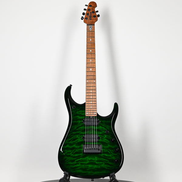 Ernie Ball Music Man JP15 John Petrucci Signature Electric Guitar- Green Tiger Eye Quilt 2025 (H08487)