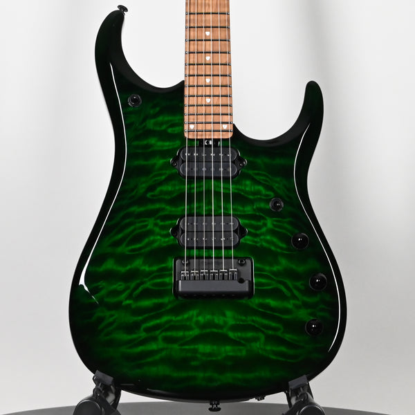 Ernie Ball Music Man JP15 John Petrucci Signature Electric Guitar- Green Tiger Eye Quilt 2025 (H08487)