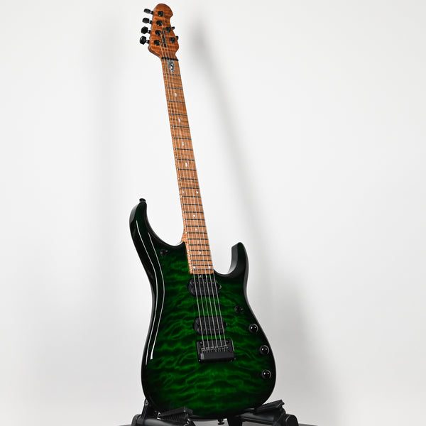 Ernie Ball Music Man JP15 John Petrucci Signature Electric Guitar- Green Tiger Eye Quilt 2025 (H08487)