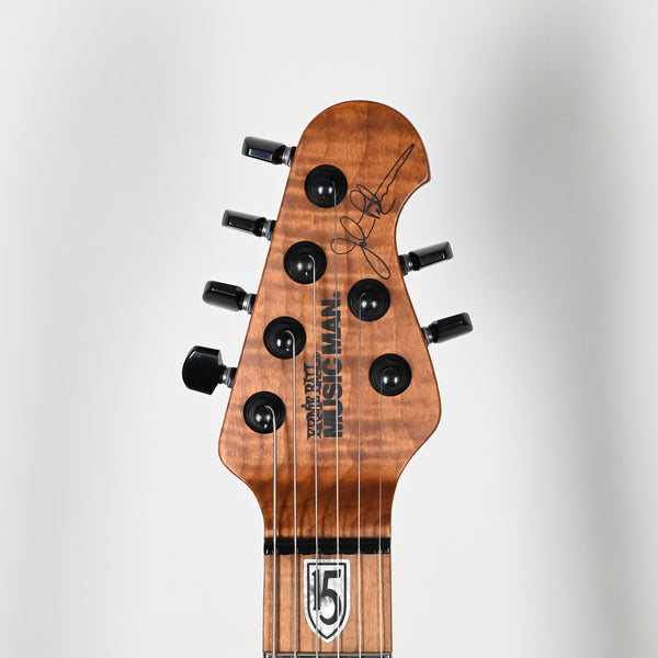 Ernie Ball Music Man JP15 John Petrucci Signature Electric Guitar- Green Tiger Eye Quilt 2025 (H08487)