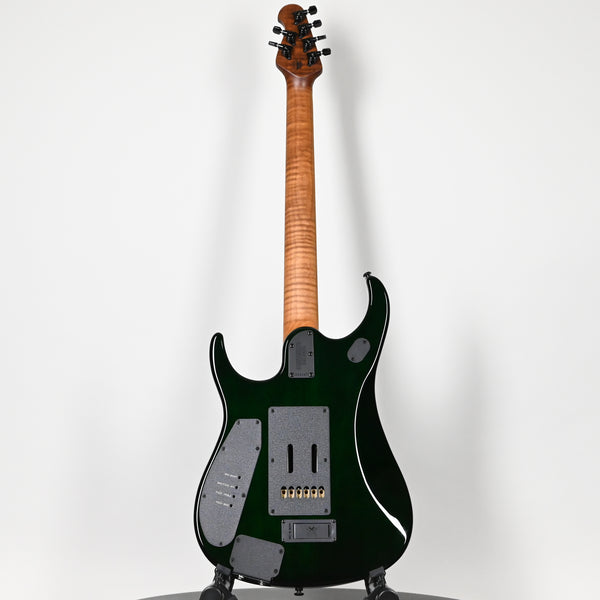Ernie Ball Music Man JP15 John Petrucci Signature Electric Guitar- Green Tiger Eye Quilt 2025 (H08487)