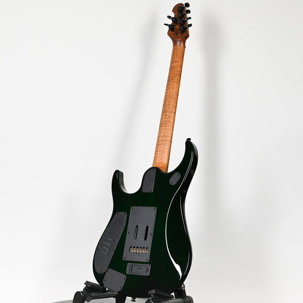 Ernie Ball Music Man JP15 John Petrucci Signature Electric Guitar- Green Tiger Eye Quilt 2025 (H08487)
