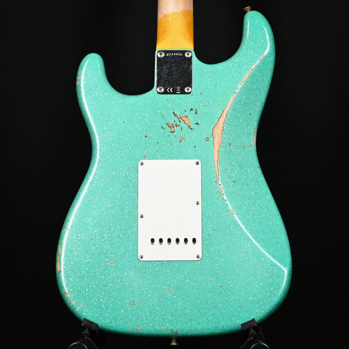 Fender Custom Shop '62 Stratocaster HSS w/ Alder Body, Relic- Aged Seafoam Green Sparkle 2026 (R144956)