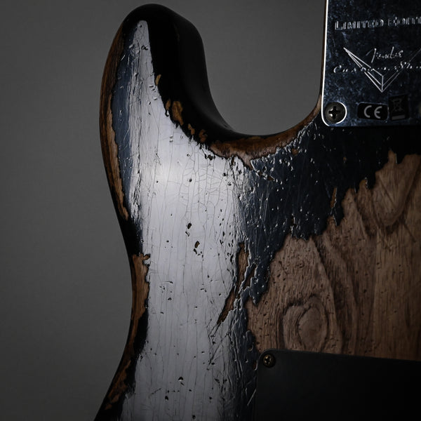 Fender Custom Shop Limited Edition Poblano Stratocaster Super Heavy Relic- Aged Black 2025 (CZ585876)