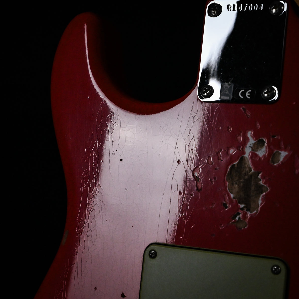 Fender Custom Shop Deluxe Stratocaster w/ Seymour Duncan SH4B Humbucker, Relic/ Closet Classic Hardware- Aged Fiesta Red 2025 (R147004)