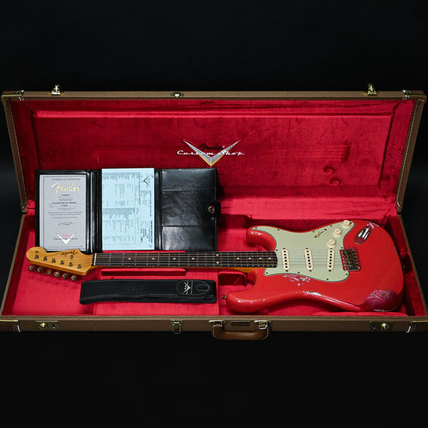 Fender Custom Shop 1962 Stratocaster w/ Josefina Handwound Pickups, Heavy Relic- Fiesta Red/ Pink Paisley 2026 (R143987)