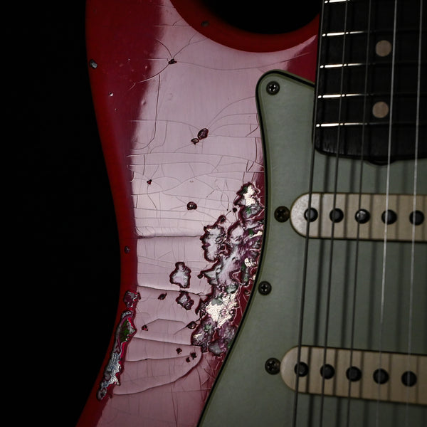 Fender Custom Shop 1962 Stratocaster w/ Josefina Handwound Pickups, Heavy Relic- Fiesta Red/ Pink Paisley 2026 (R143987)