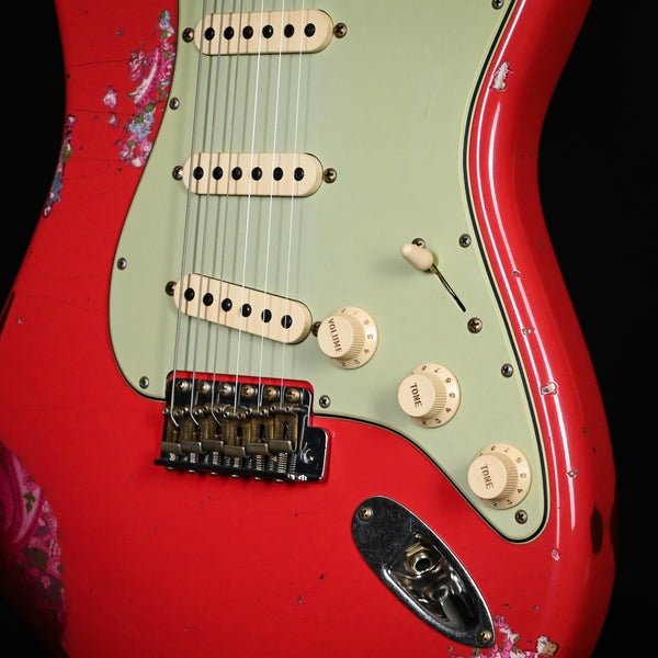 Fender Custom Shop 1962 Stratocaster w/ Josefina Handwound Pickups, Heavy Relic- Fiesta Red/ Pink Paisley 2026 (R143987)