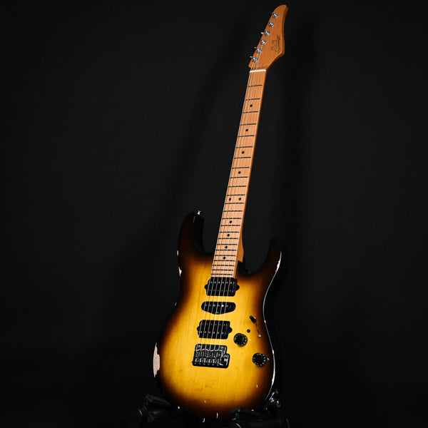 Suhr Custom Modern Antique Electric Guitar- 2 Tone Tobacco Burst (78527)