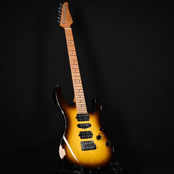 Suhr Custom Modern Antique Electric Guitar- 2 Tone Tobacco Burst (78527)