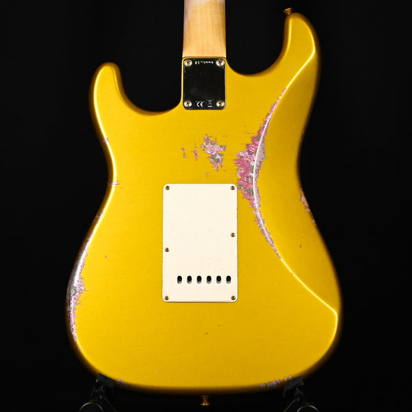 Fender Custom Shop 1962 Stratocaster w/ Gold Hardware Heavy Relic- Frost Gold / Pink Paisley 2025 (R133909)