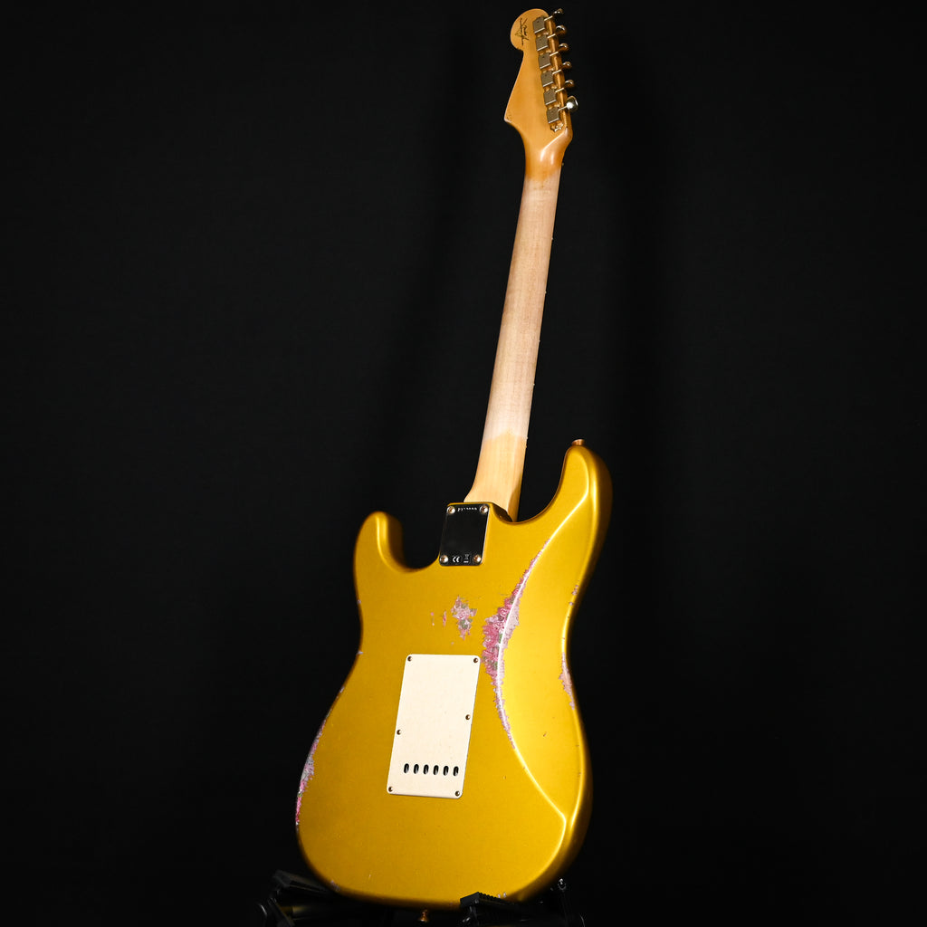 Fender Custom Shop 1962 Stratocaster w/ Gold Hardware Heavy Relic- Frost Gold / Pink Paisley 2025 (R133909)