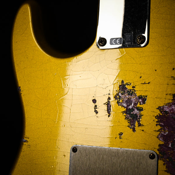 Fender Custom Shop 1962 Stratocaster w/ Gold Hardware Heavy Relic- Frost Gold / Pink Paisley 2025 (R133909)