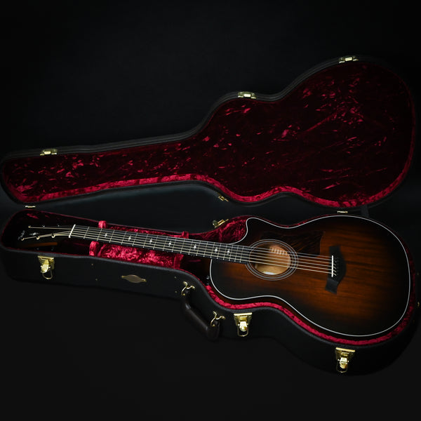 Taylor 324ce Baritone-6 LTD Grand Auditorium Acoustic-Electric Guitar - Mahogany Shaded Edgeburst 2025 (1208075071)